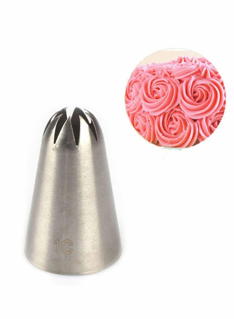 Y&D Large Cake Decorating Tools, 5 Pack Piping Nozzles Tips Kit - DIY Icing Nozzle Tool for Cupcakes - Image 3