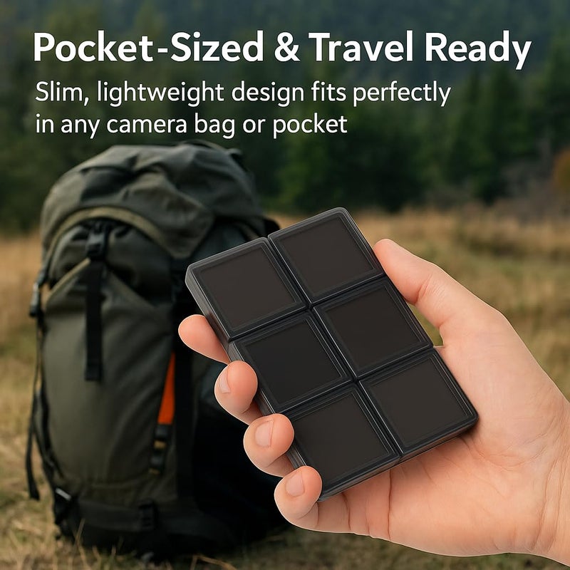 Acuvar 48 Slot SD/SDHC Memory Card Hard Plastic Case â€“ Durable ABS Portable SD Card Storage Box Organizer, Protective Hard Shell SD Card Carrying Case for Photographers, Anti-Shock & Waterproof - Image 3