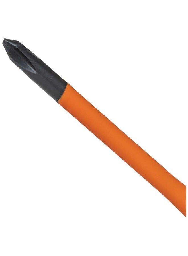 Klein Tools 6956INS Insulated Screwdriver, Made in USA, Screwdriver with 1000V Slim Profile Tip, #1 Phillips with 6-Inch Shank, Cushion-Grip Handle - Image 4