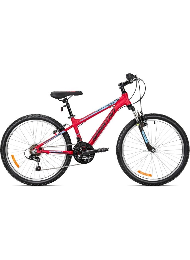 Spartan 24" Galaxy MTB - Red/Blu  - Image 2