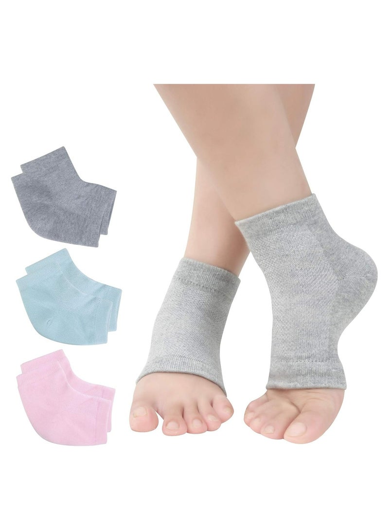 أوزيغالور جوارب رعاية القدم المرطبة، محافظة القدم الخلفي، جوارب السيليكون للنساء - Image 1