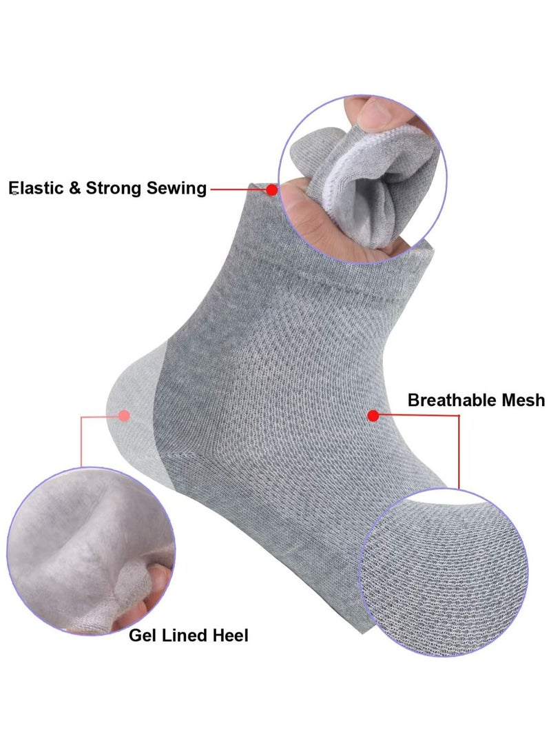 أوزيغالور جوارب رعاية القدم المرطبة، محافظة القدم الخلفي، جوارب السيليكون للنساء - Image 2