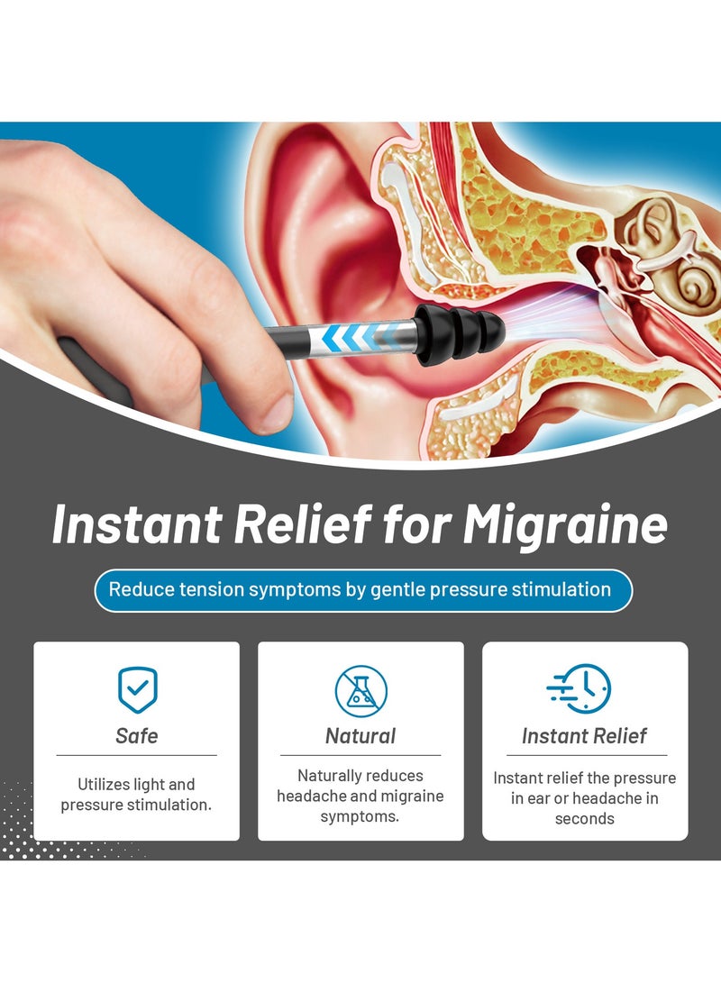عام **منبه ضغط الأذن الداخلية اليدوي - أداة تدليك يدوية لتخفيف التوتر، بتصميم محمول** - Image 3