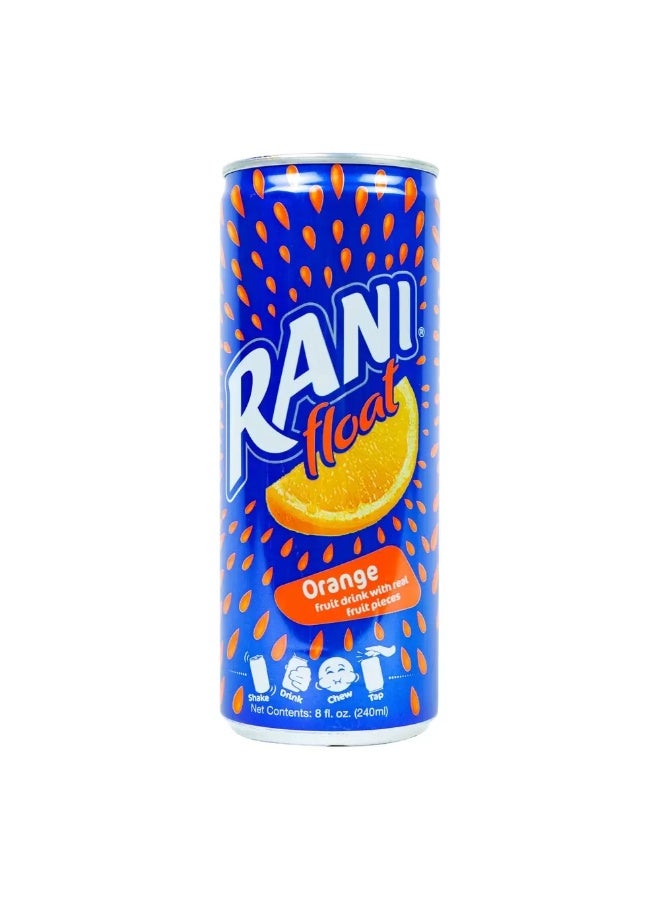 Float Orange Fruit Drink With Fruit Pieces- 240ml