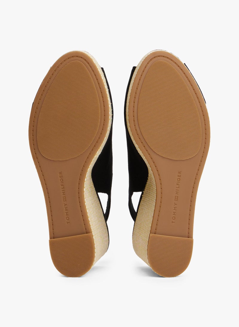 HIGH WEDGE SLINGBACK ESPADRILLES