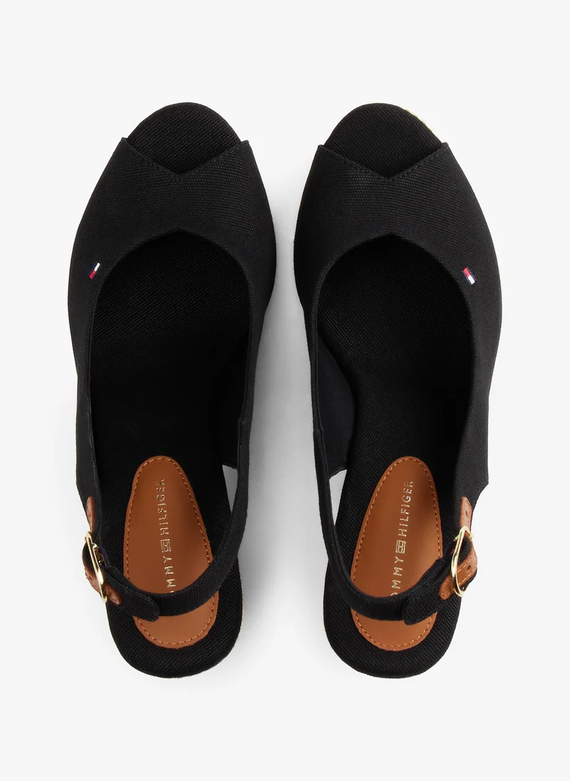 TOMMY HILFIGER HIGH WEDGE SLINGBACK ESPADRILLES