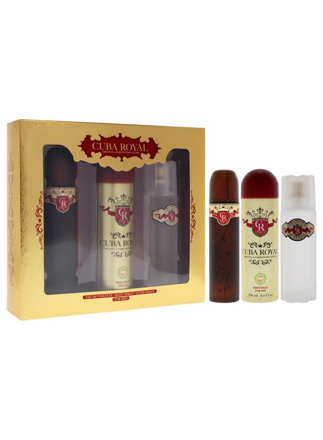 Cuba Royal by Cuba for Men - 3 Pc Gift Set 3.3oz EDT Spray, 6.7oz Body Spray, 3.3oz After Shave - Image 3
