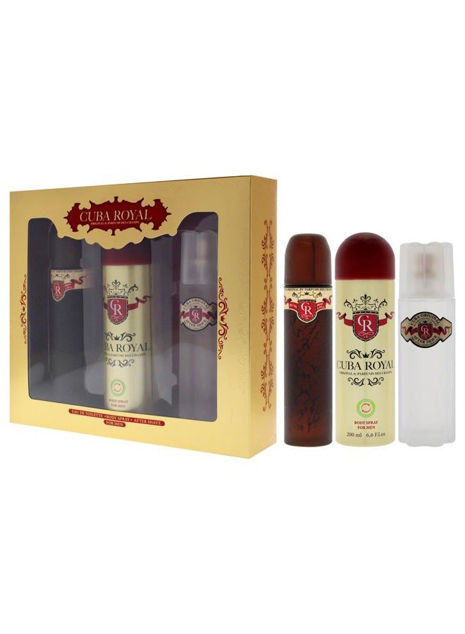 Cuba Royal by Cuba for Men - 3 Pc Gift Set 3.3oz EDT Spray, 6.7oz Body Spray, 3.3oz After Shave - Image 4