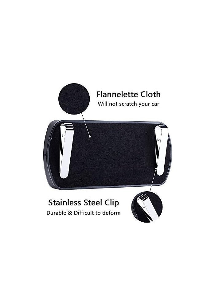 Mr.Ho Black Leather Car Visor Tissue Holder Mount - Image 4