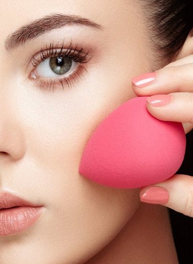 RIANZ Water Drop Shaped Sponge Concealer Puff Flawless Foundation Base Beauty Makeup Blending Powder Puff Sponge Cosmetic Powder Puff, Color May Vary (Set of 2) - Image 1