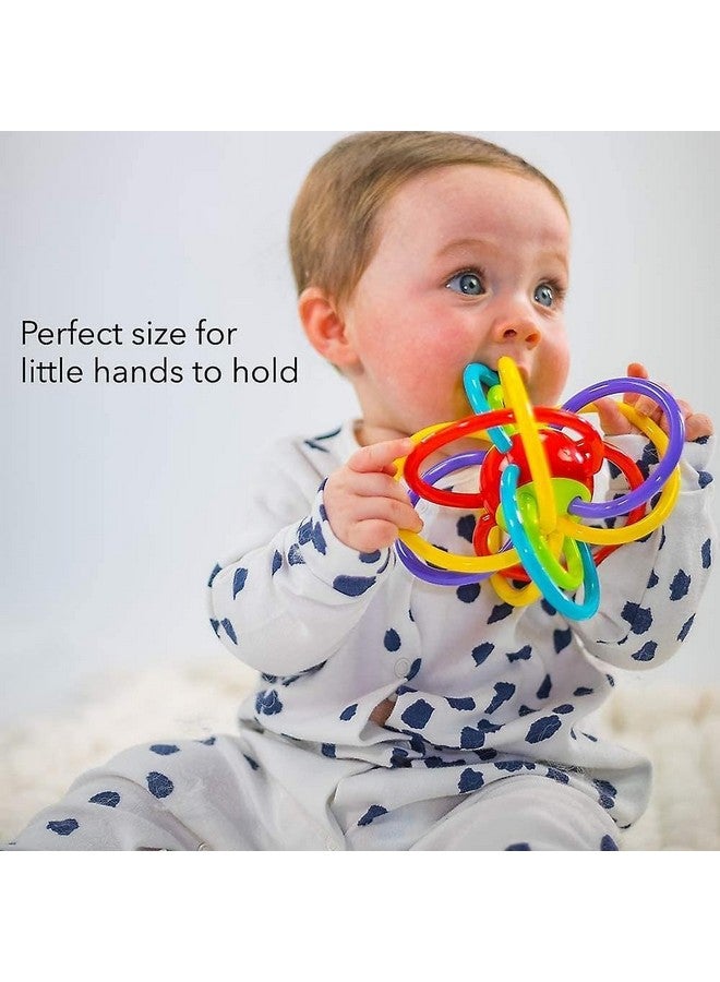 Magicwand® Sensory Baby Teether Tube Ball Loopi Toy for New Borns【100% Safe & Non-Toxic】【6 Months & Up】【Multi-Colored】【Pack of 1】 - Image 4