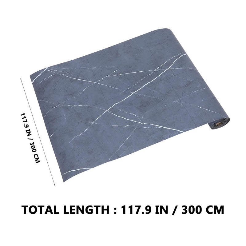 WOONEKY Self Adhesive PVC Vinyl Flooring Roll 0.6m 1.5mm Waterproof Peel and Stick Floor Tiles for Kitchen Office Living Room Home Use - Image 2