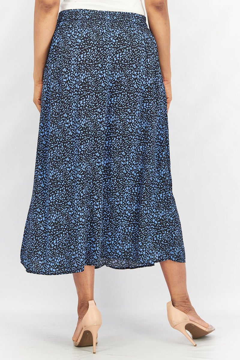 Fire & Glory Women Allover Print Woven Maxi Skirt, Multicolor  - Image 3