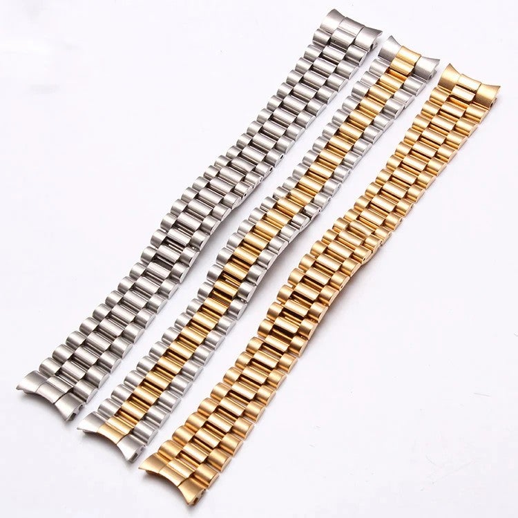 Bluejw Replacement 20mm Stainless Steel Watch Bracelet for Rolex Daytona – Durable Jubilee Style Band Compatible with Rolex Oyster Perpetual Cosmograph Daytona Models - Image 1