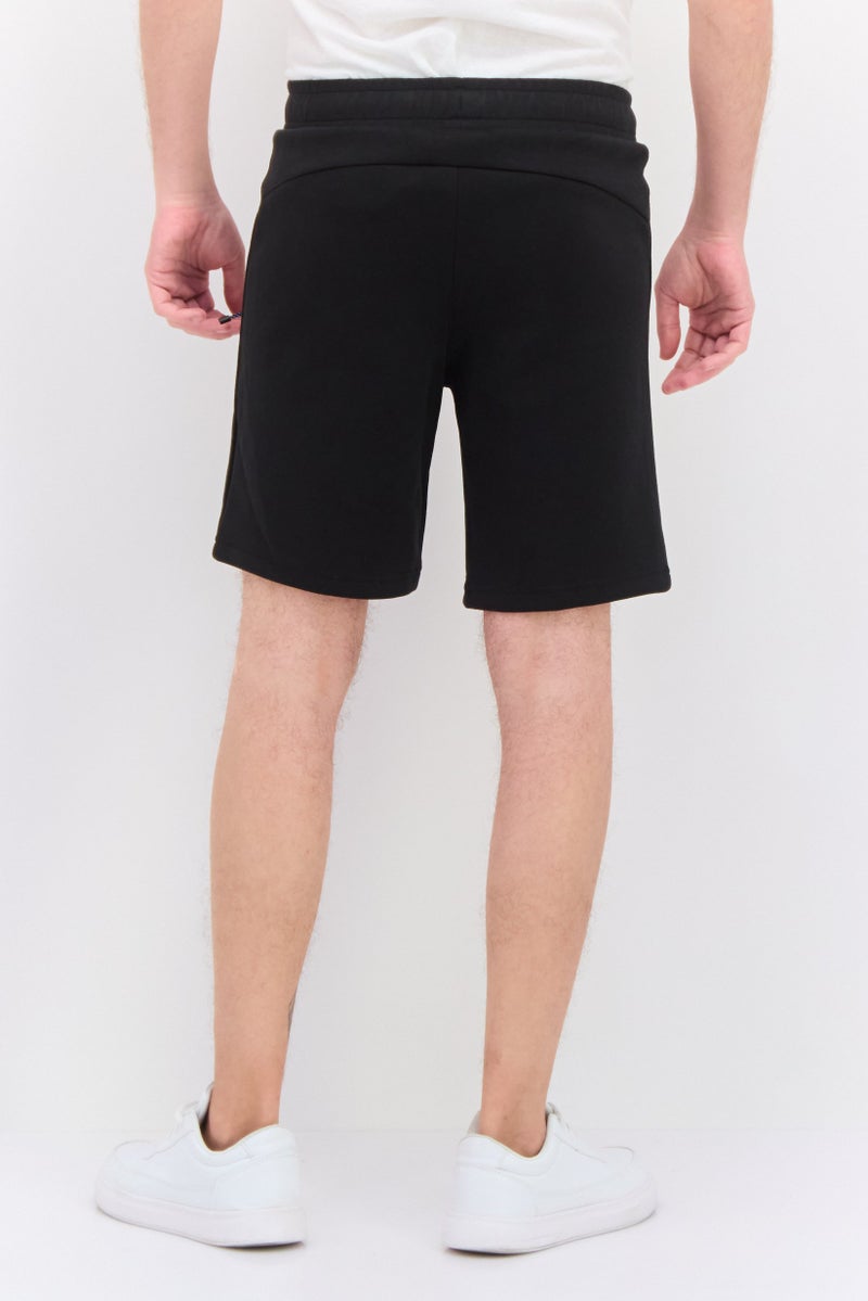 PUMA Men Sportswear Fit 8 Inseam Running Shorts, Black  - Image 3