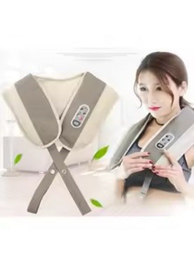 جهاز تدليك الرقبة مع الحرارة، قابل لإعادة الشحن لتدليك الرقبة والظهر والكتف والساق - Image 5