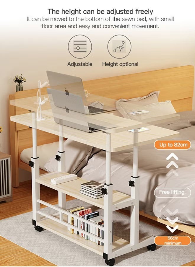 Generic - Bedroom Side Table Household Portable Lifting Computer Table Bedside Table - Image 1