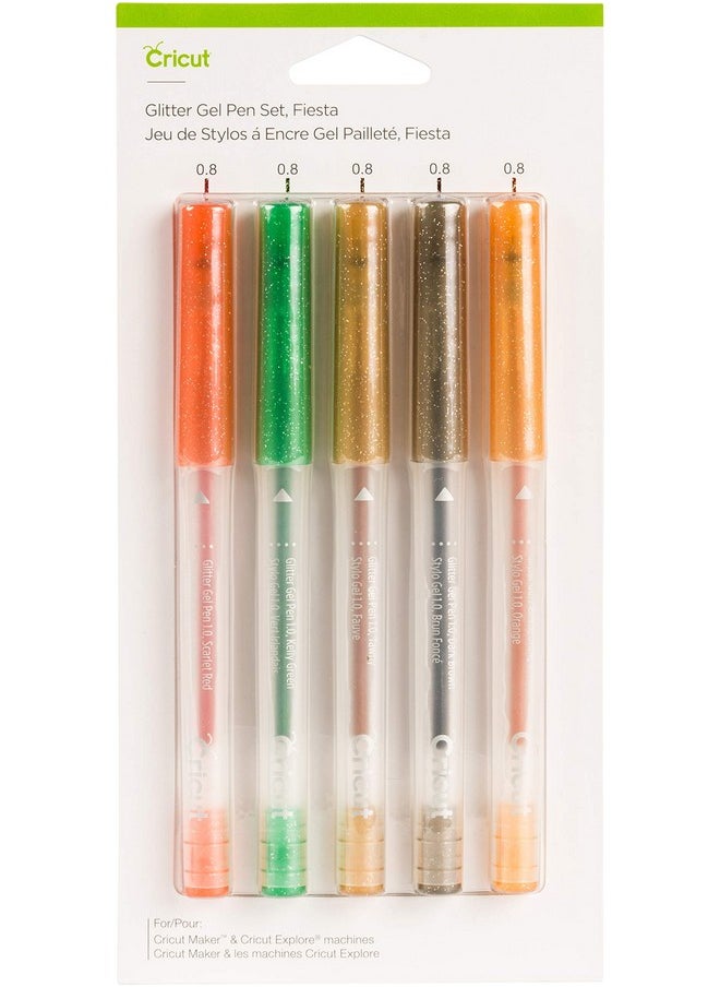 Cricut - Cricut 2005020 Glitter Gel Fiesta Pen Set Assorted - Image 1