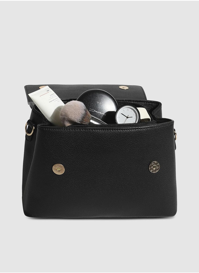 Haute Sauce Structured Essential Handbag - Black  - Image 3