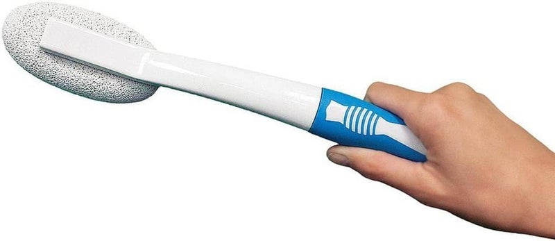 كلاراكو فرشاة حجرية للقدمين وفرشاة للجسم بمقبض طويل - Image 3