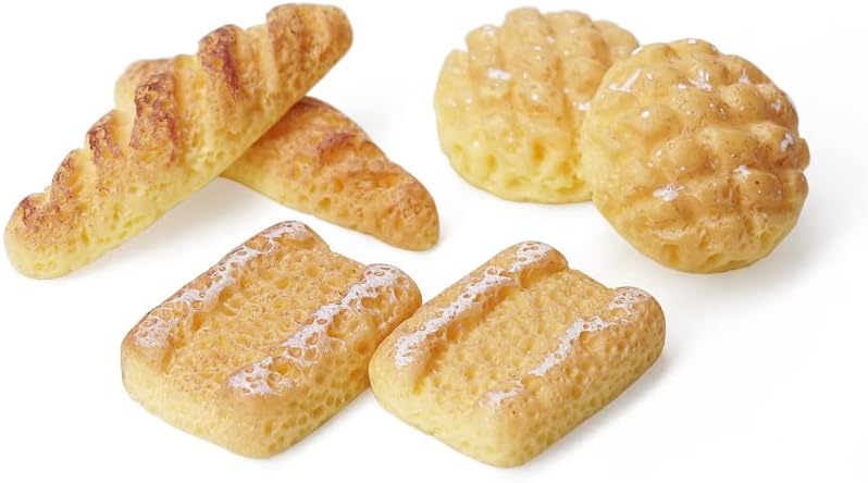 أودوريا 1/12 مصغرة خبز 6 قطع إكسسوارات ديكور بيت الدمى - Image 1