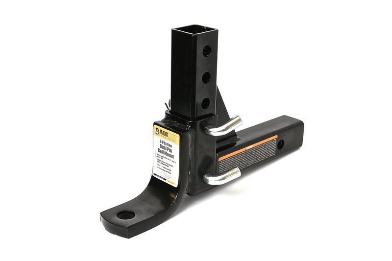 MaxxHaul 70067 Trailer Hitch - 8-Position Adjustable Ball Mount Tow Hitch - 5000 lbs. GTW Capacity , Black - Image 1