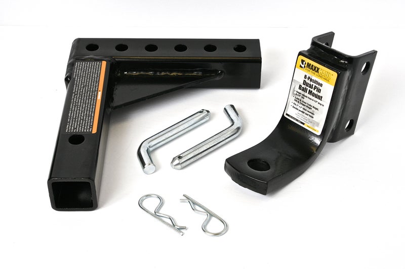 MaxxHaul 70067 Trailer Hitch - 8-Position Adjustable Ball Mount Tow Hitch - 5000 lbs. GTW Capacity , Black - Image 4