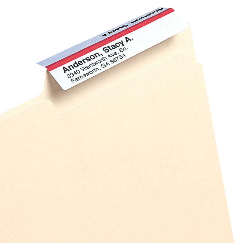 Smead Viewables Color Labeling System Refill Pack, 3 7/16" x 1 1/4", White, 160 per Pack (64915) - Image 3