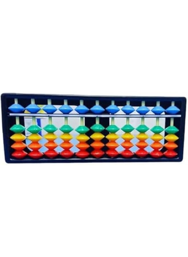 The UCMAS 13-Column Abacus is a unique mental development program for children, designed to activate their latent mental potential during the age range when the mind is at its peak development and growth (between 4 and 13 years old). It is an abacus that trains children to quickly perform calculations and develop counting skills. It also helps children focus and pay attention, promotes the development of mental skills, and strengthens hand muscles.