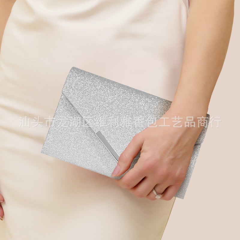 Niche Design Women'S Evening Bag Mini Glitter Square Bag Celebrity Party Party Dress - Image 3