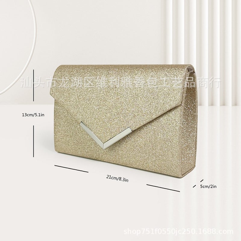 Niche Design Women'S Evening Bag Mini Glitter Square Bag Celebrity Party Party Dress - Image 5