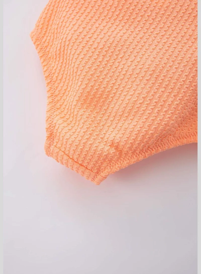 ديفاكتو BabyGirl Frill Neck Swimsuit