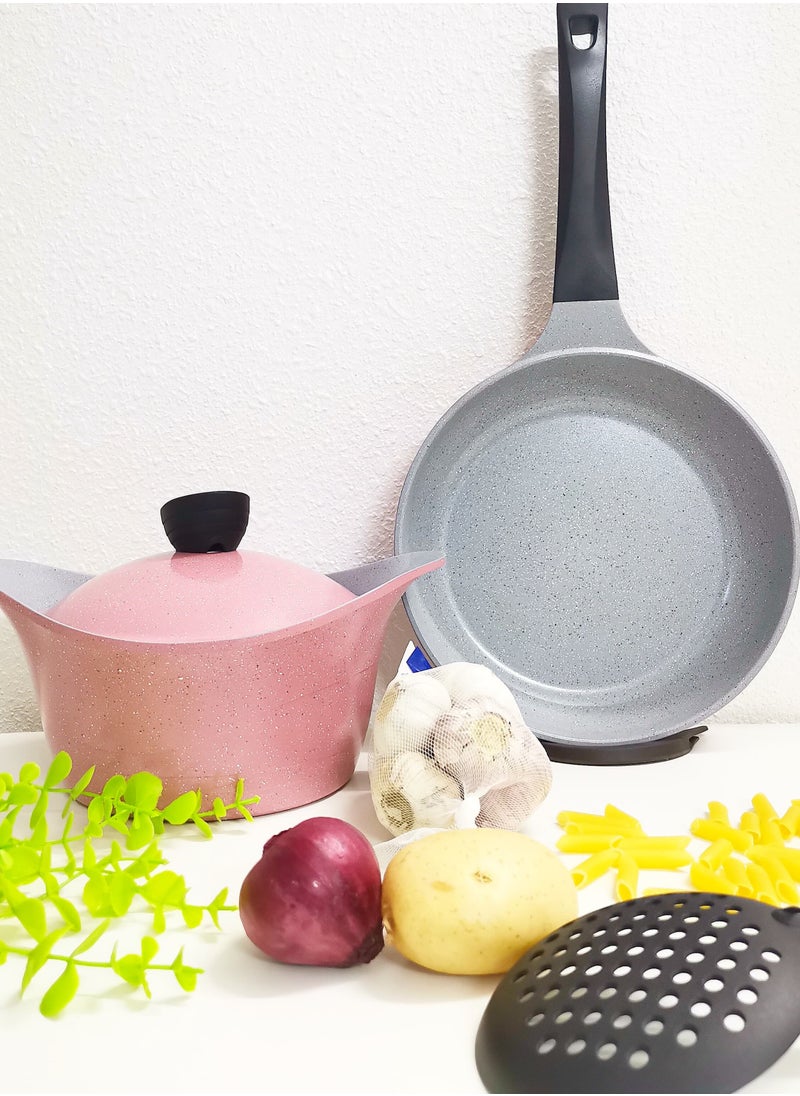 Badraig Seven pieces granite cookware set  - Image 5