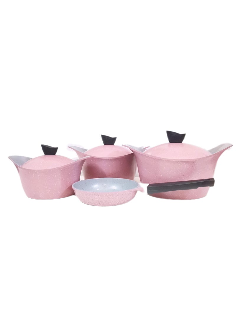 Badraig Seven pieces granite cookware set  - Image 1