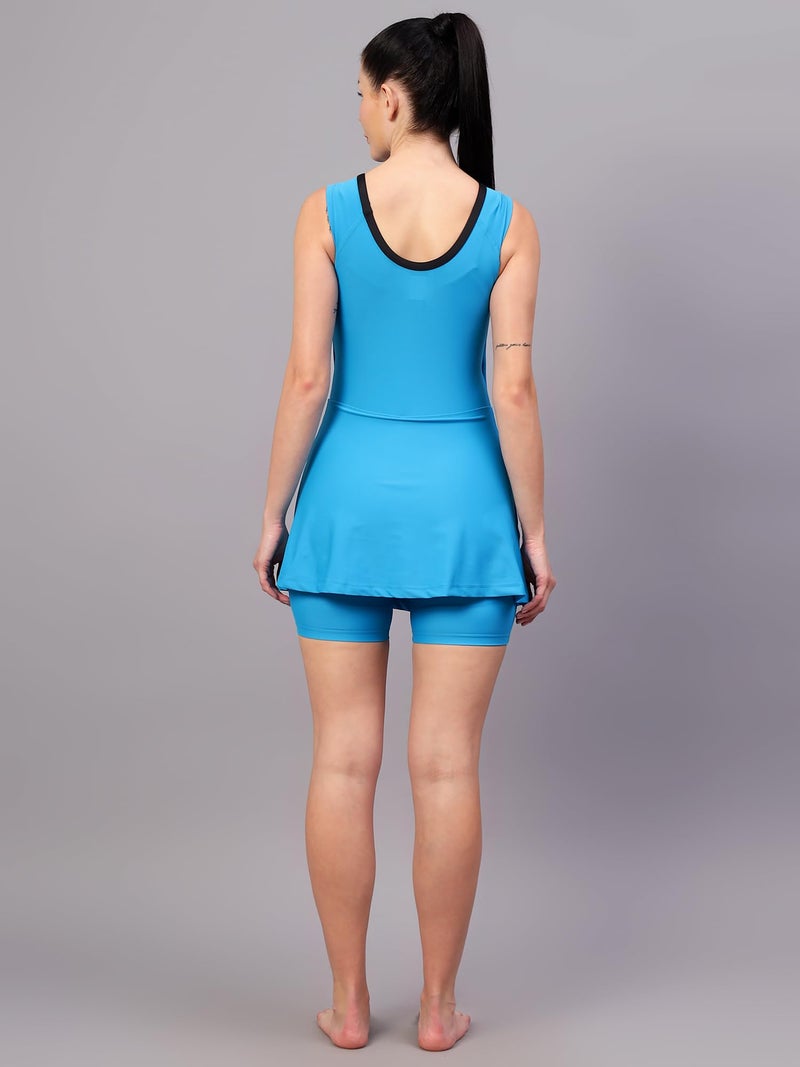 VIVA Swimming OWSD-329 Female Swim Dress with Short Leg I Womens Swimming Costume I Swimwear for Women I One-Piece Swimsuits I Swimsuit for Women - Image 3