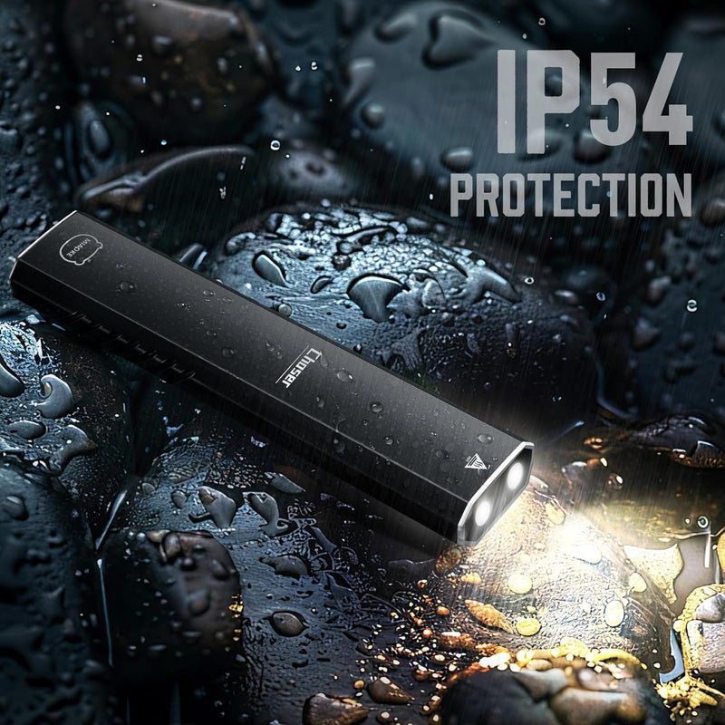 MIAOKE Rechargeable Slim EDC Flashlight 3000 Lumens with UV and White LED Light - Image 5