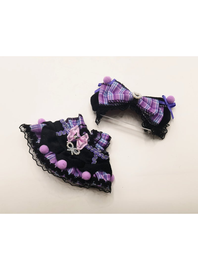 linkship Labubu Doll Clothes, Interchangeable Outfit Set for 17cm Hanging Plush, Stylish & Durable Apparel for 1st/2nd/3rd Gen Collection - Image 5