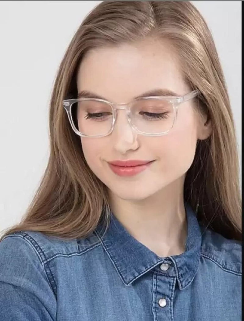 Iflash Zero Power Light Weight Computer Readers Blue Light Blocking Eye Glasses Men Women | Anti Glare UV Blu Ray light Filter Cut Reflection Protection Lens TR90 Frames - Image 5