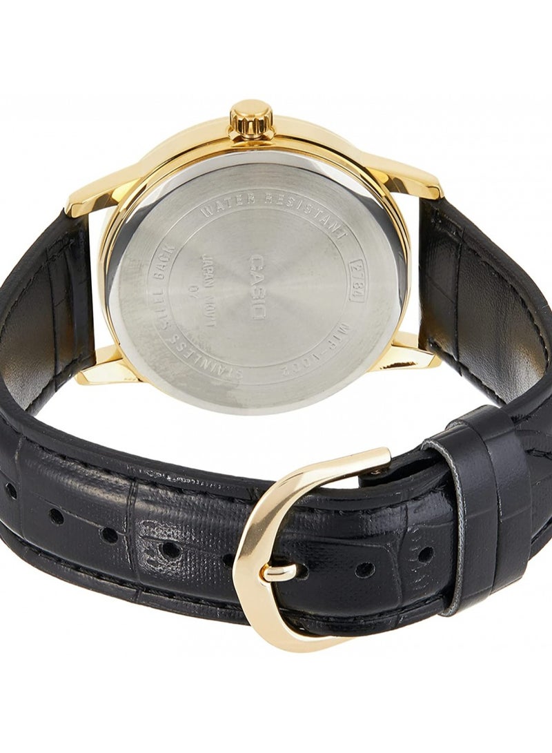 Casio MTP-V002GL-7B2UDF Quartz Watch for Men - Analog Display, Leather Strap - Image 2