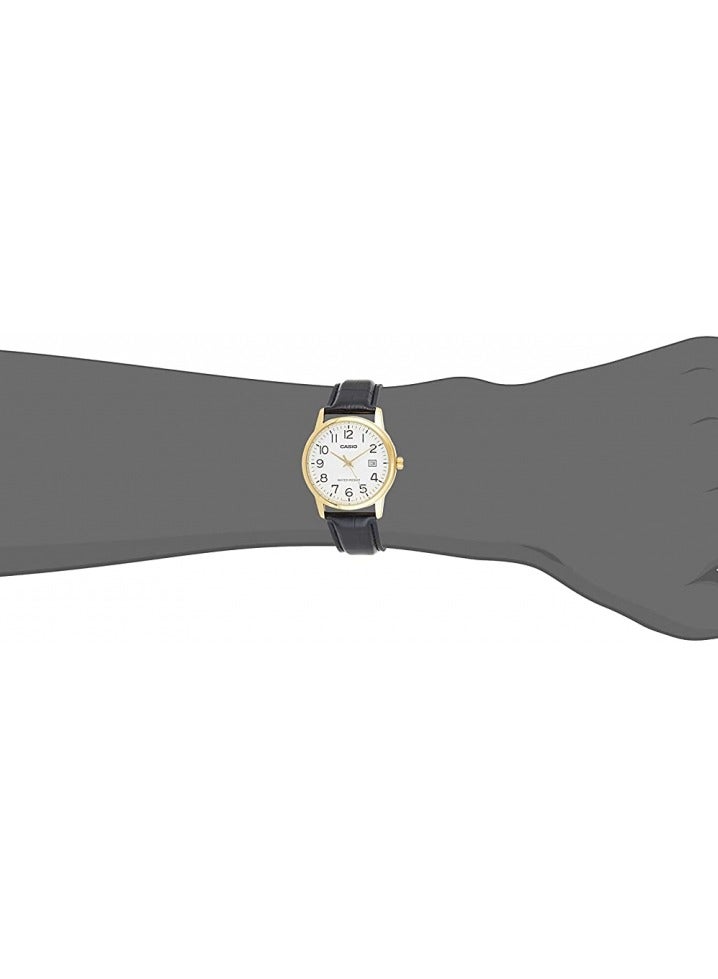 Casio MTP-V002GL-7B2UDF Quartz Watch for Men - Analog Display, Leather Strap - Image 4