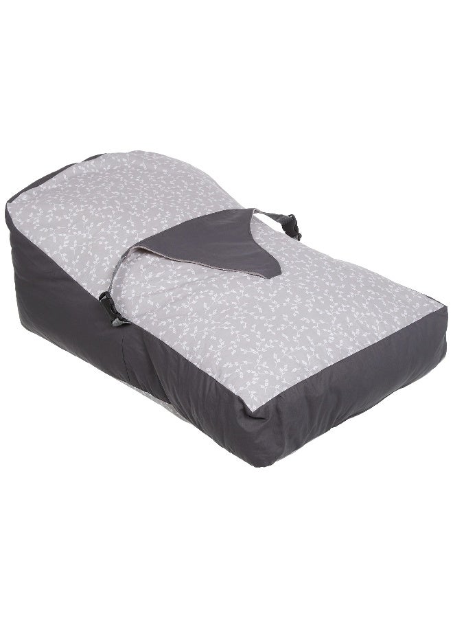 BabyJem Soft Baby Cushion - Grey Flower  - Image 1