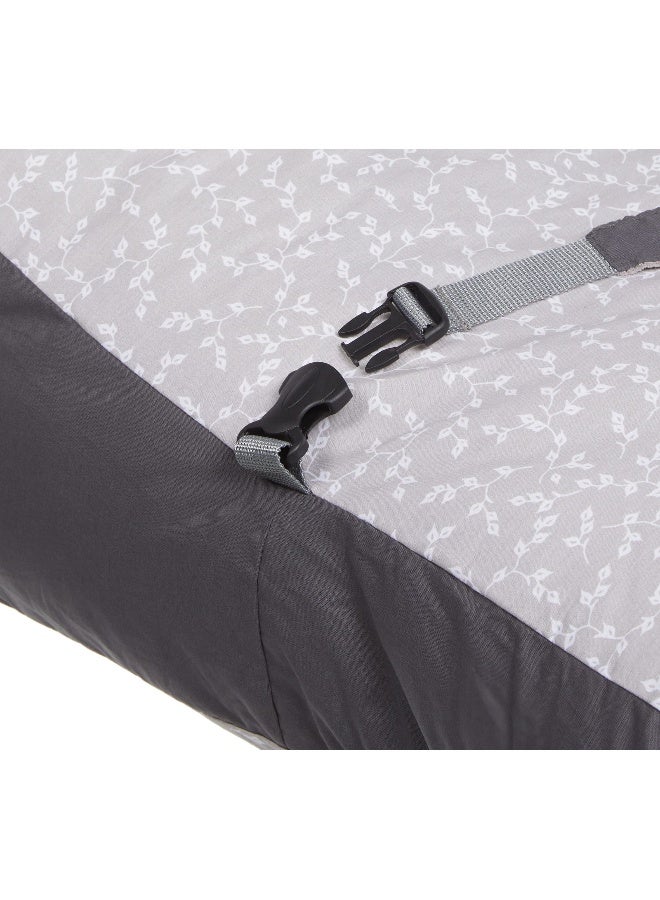 BabyJem Soft Baby Cushion - Grey Flower  - Image 4