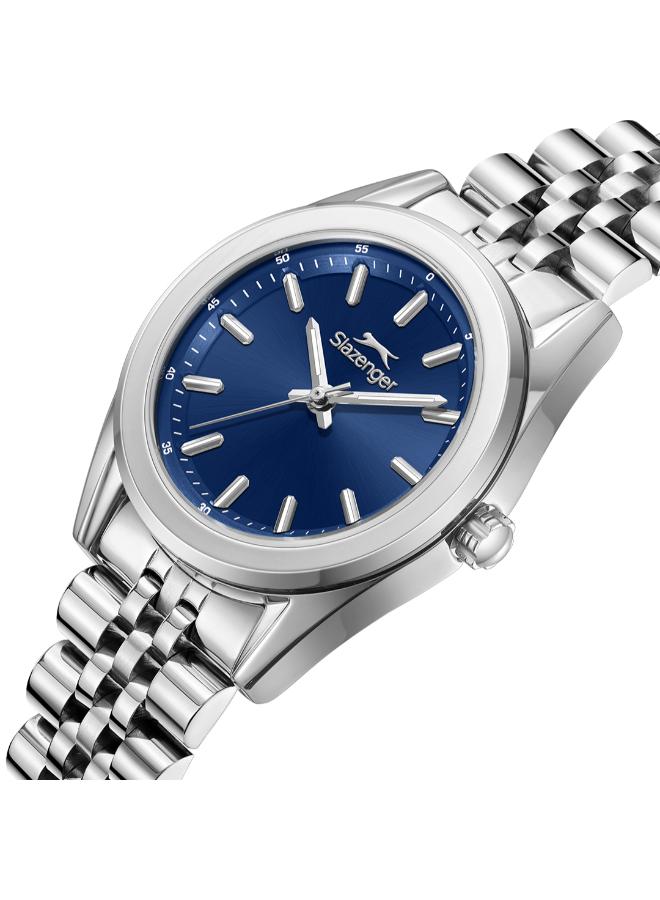 سلازنجر ساعة يد نسائية معدنية بعقارب - Image 5