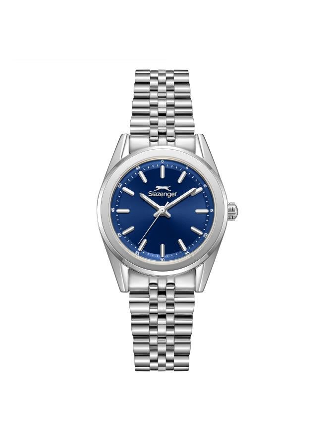 سلازنجر ساعة يد نسائية معدنية بعقارب - Image 1