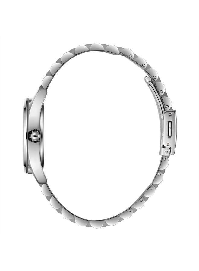 سلازنجر ساعة يد نسائية معدنية بعقارب - Image 3