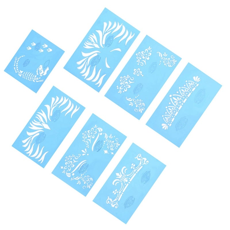 Reusable Face Paint Stencil Set - Flexible Contour Stencils for Quick Application Body Painting Stencil - Durable Face Paint Template for Kids Beginners Costume Party - Image 4