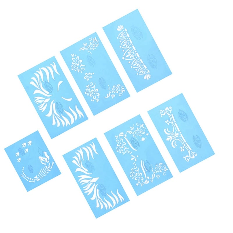 Reusable Face Paint Stencil Set - Flexible Contour Stencils for Quick Application Body Painting Stencil - Durable Face Paint Template for Kids Beginners Costume Party - Image 3