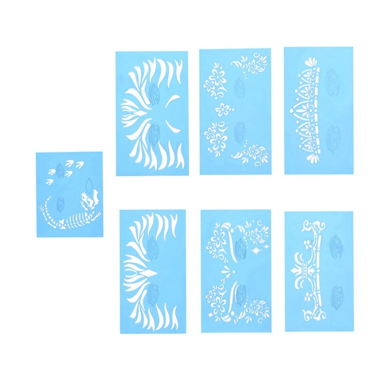 Reusable Face Paint Stencil Set - Flexible Contour Stencils for Quick Application Body Painting Stencil - Durable Face Paint Template for Kids Beginners Costume Party - Image 5