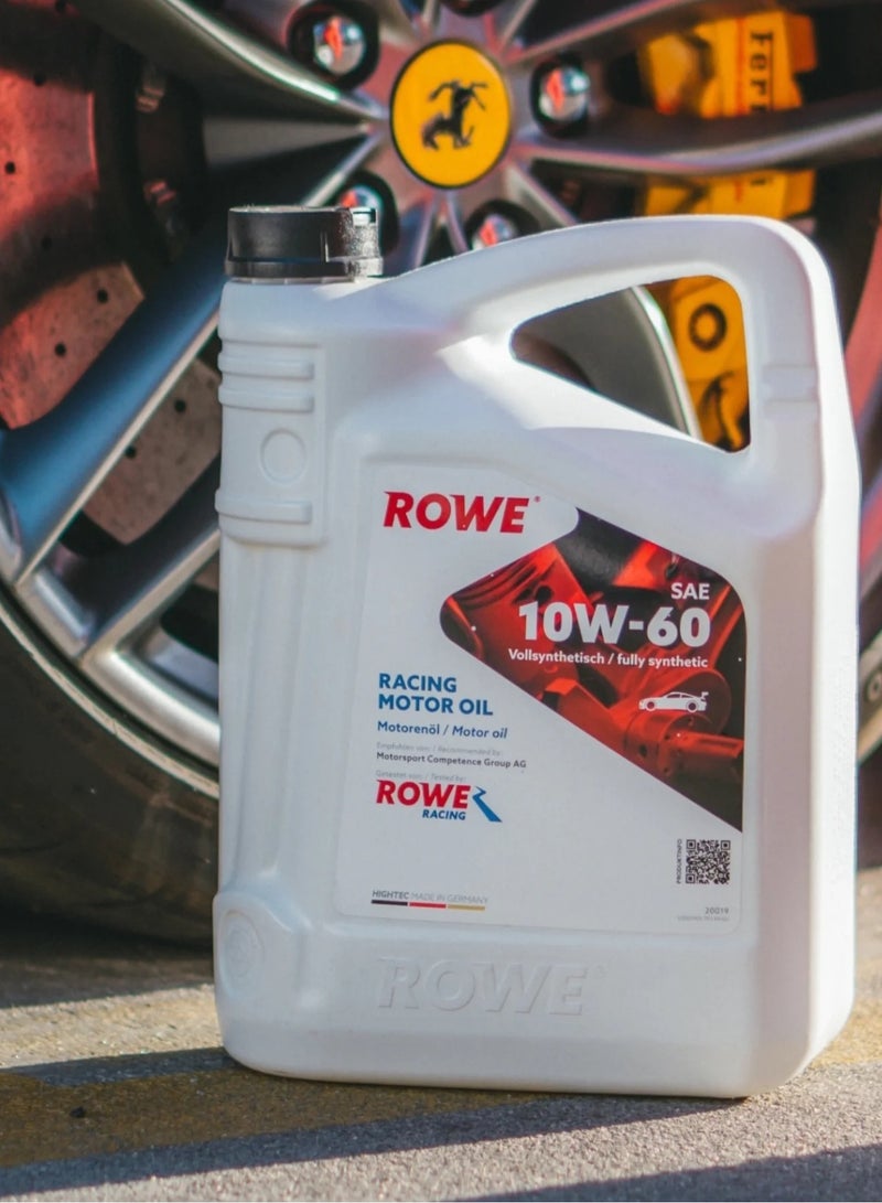 ROWE HIGHTEC RACING MOTOR OIL SAE 10W-60 - 5 Ltr. MULTI-ESTER TECHNOLOGY, Top-quality, Fully Synthetic - Germany - Image 2