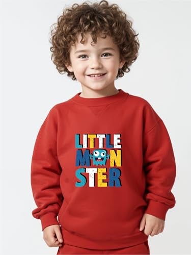 minicult Cotton Blend Regular Crew Neck Full Sleeves Sweatshirt For Kids With Fun Prints(Shark)(Pack Of 3)(3-4 Years), Multicolor - Image 2